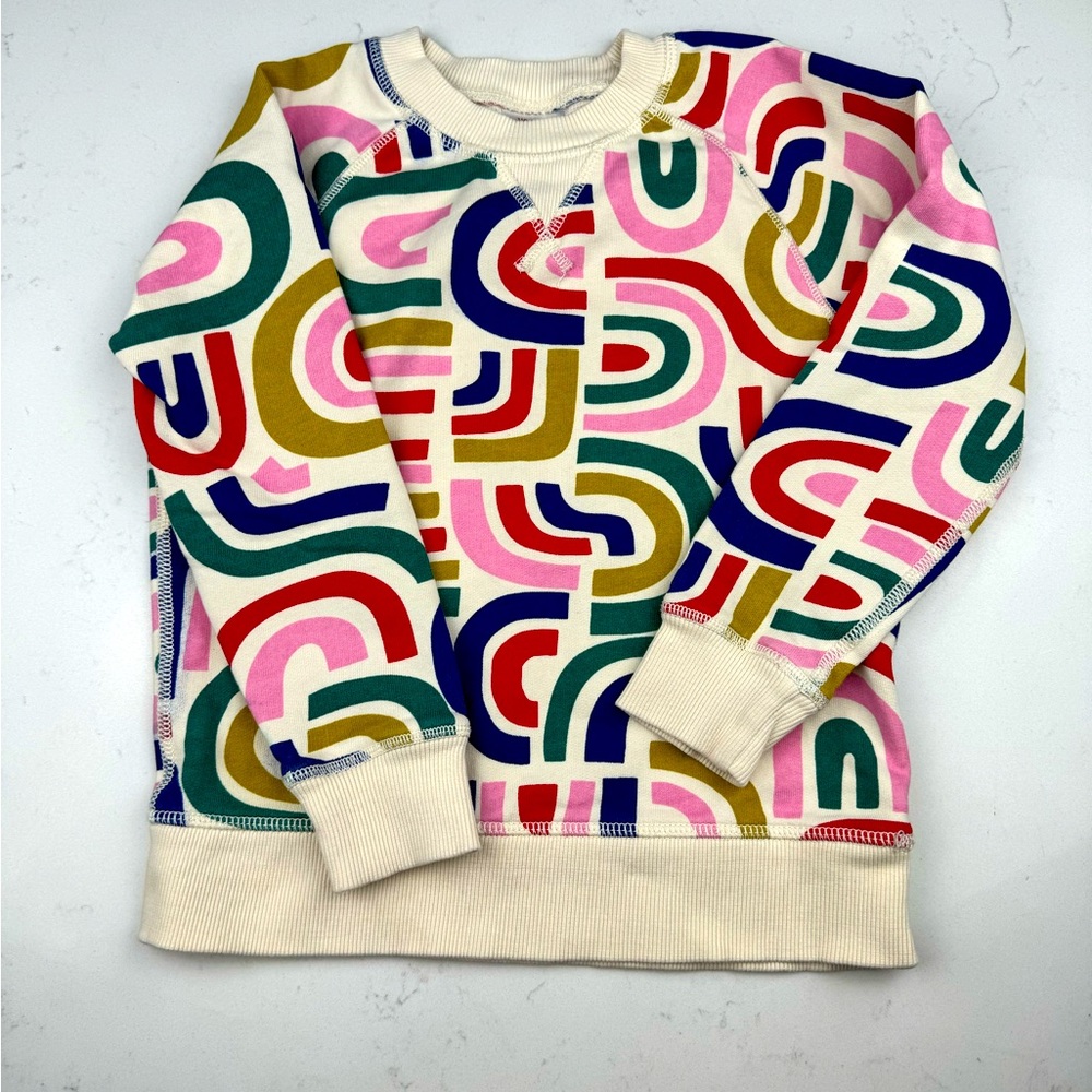 Hannah Anderson, French Terry sweatshirt, rainbows, 110 CM, 5US.